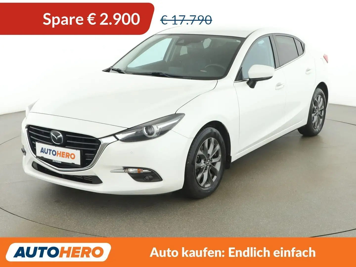 Mazda 3 2.2 Turbodiesel Revolution Top *HUD*BOSE*SPUR*TOT Weiß - 1