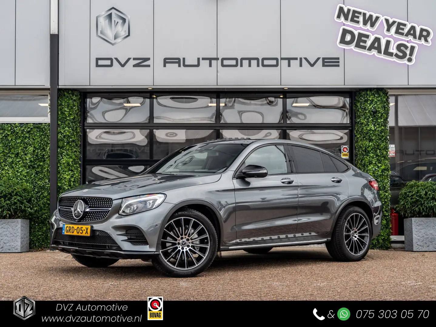 Mercedes-Benz GLC 300 Coupé 4MATIC AMG Night | Distronic | Burmester | L Grau - 1
