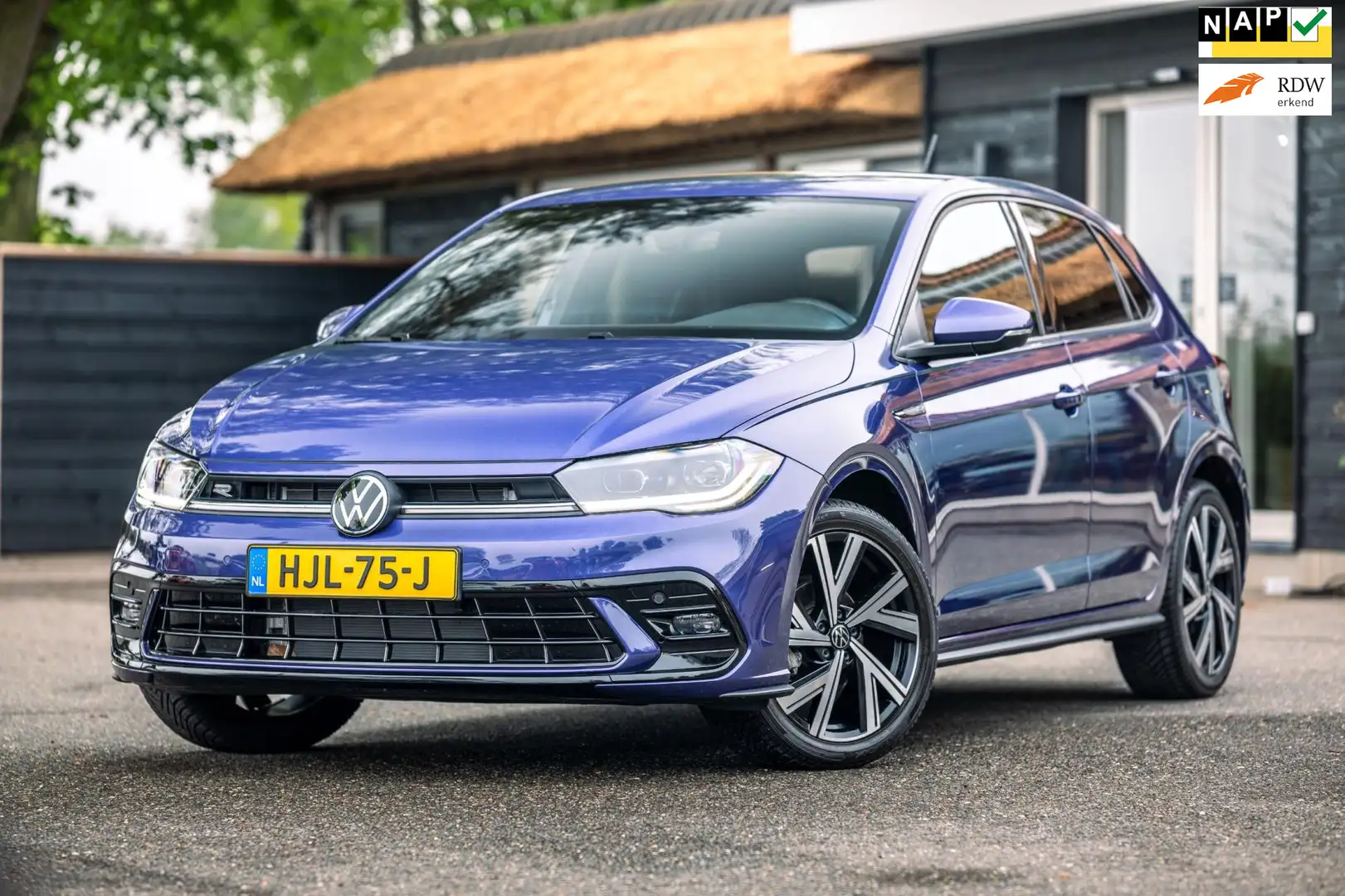 Volkswagen Polo 1.0 TSI R-Line Business I Nieuw I aut I led I LM I Blau - 1