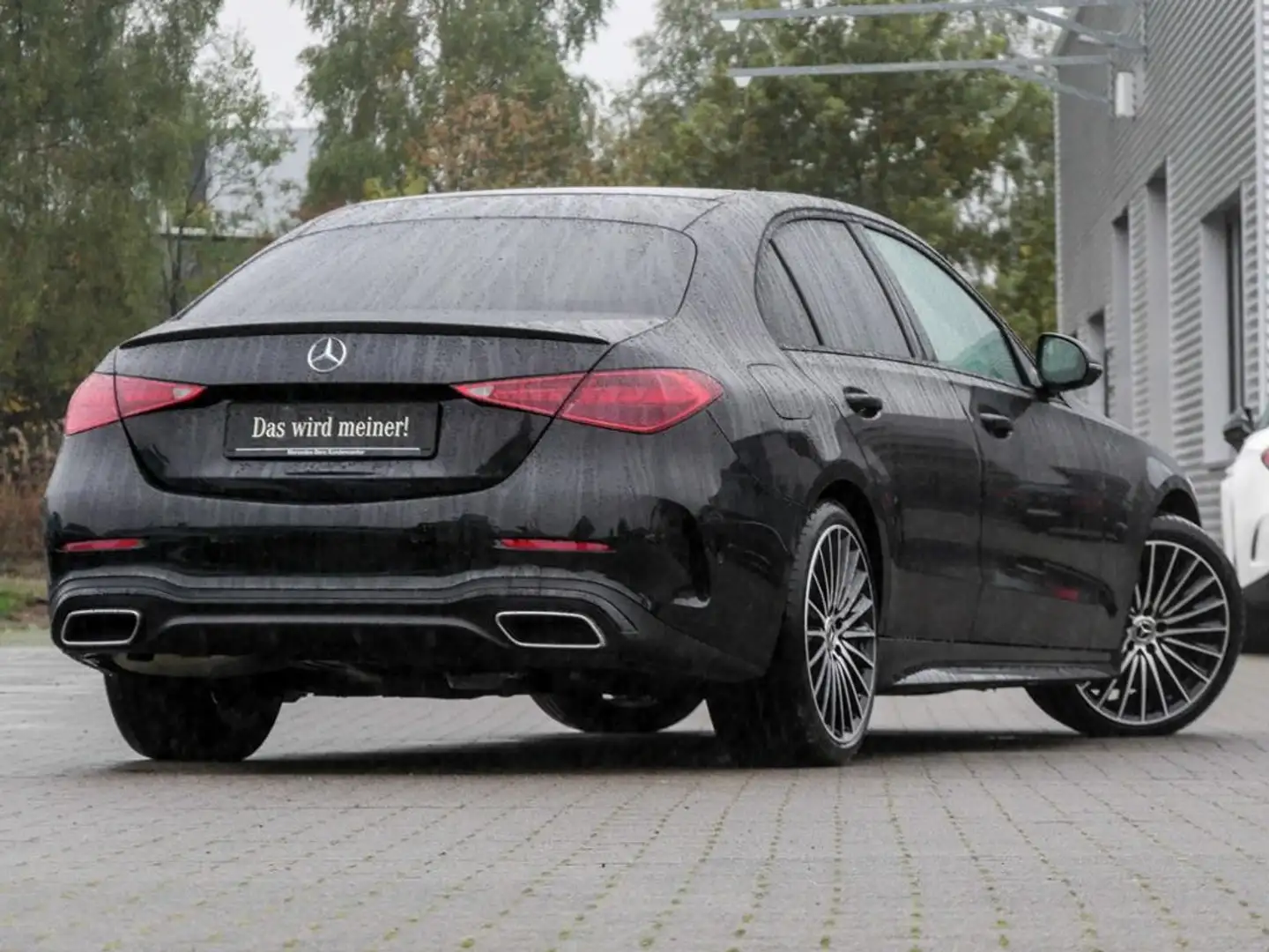 Mercedes-Benz C 200 d AMG-Sport/Pano/Digital/Night/Ambi/360/19 Schwarz - 2