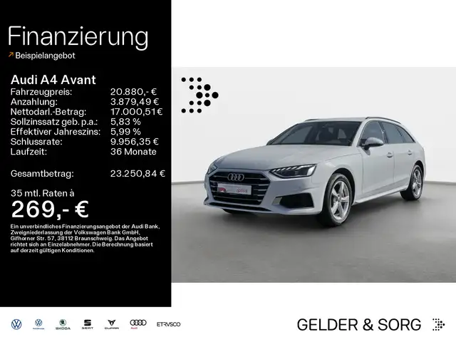 2021 Audi A4 in White for sale