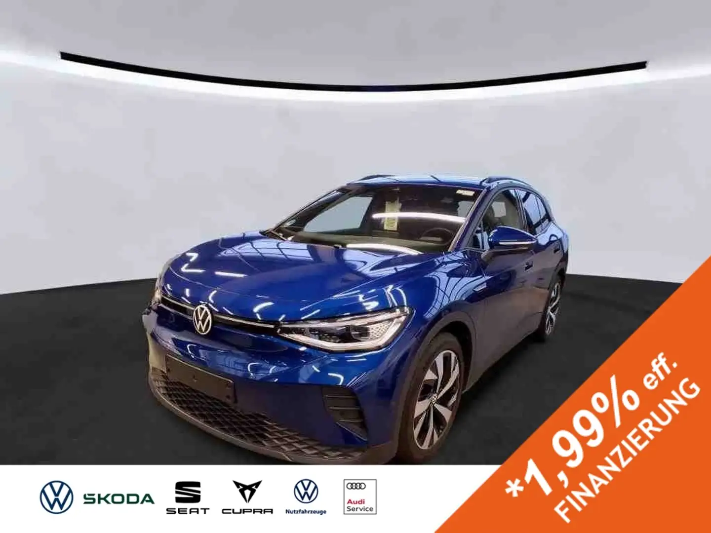 Volkswagen ID.4 PRO PERF. 82 kWh +WÄPU +AHK +IQ.LIGHT +RKAM +ACC Blau - 1