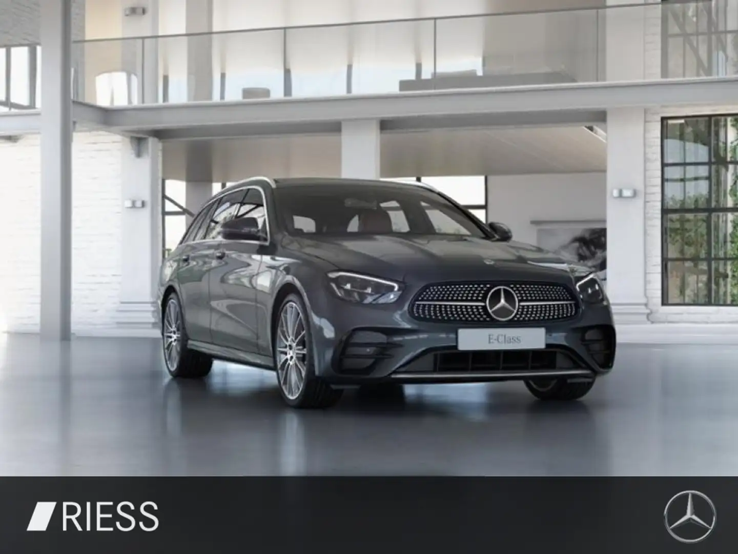 Mercedes-Benz E 400 d 4M T AMG + TOP Ausstattung Gri - 2