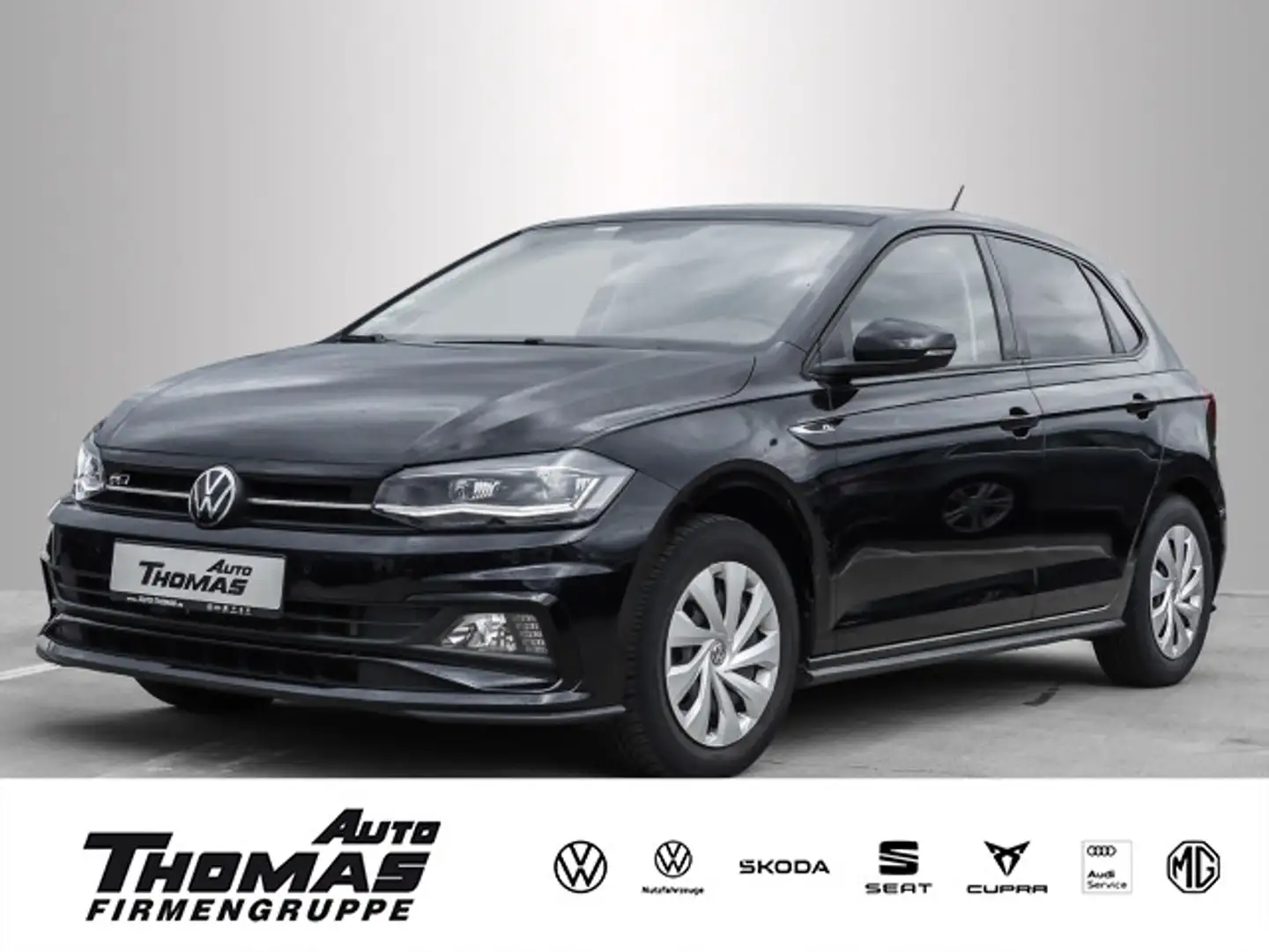Volkswagen Polo Highline R-Line 1.5 TSI DSG LED+NAVI+PANO Noir - 1
