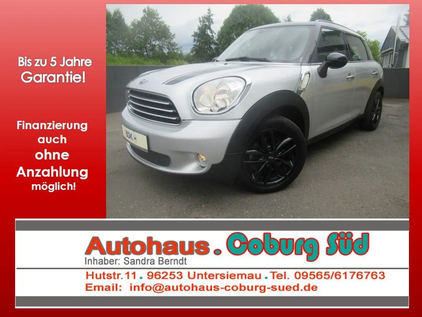 MINI Cooper Countryman PANORAMADACH PDC KLIMA TEMPOM. Silber - 1
