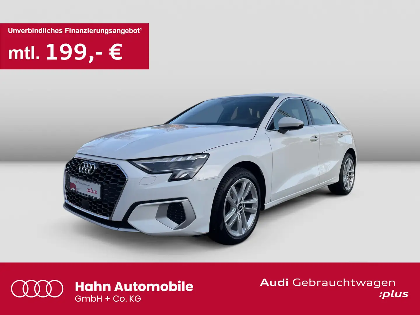 Audi A3 30 TFSI S tronic advanced Navi LED Blanc - 1