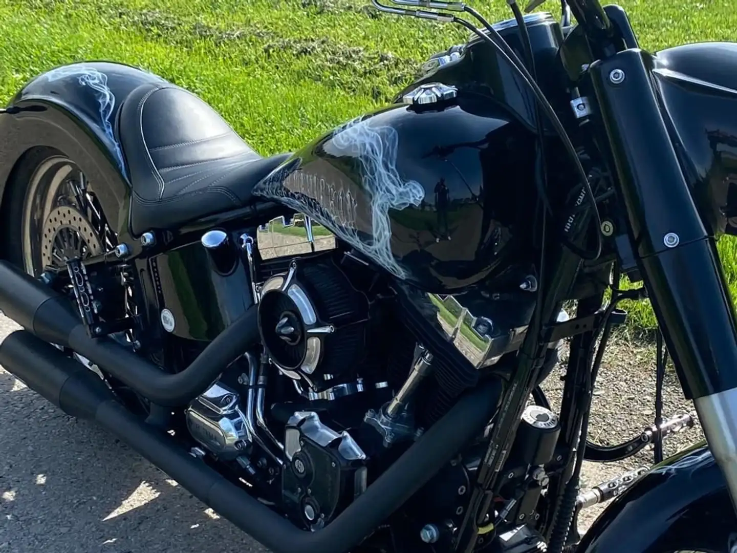 Harley-Davidson Softail Slim Zwart - 2