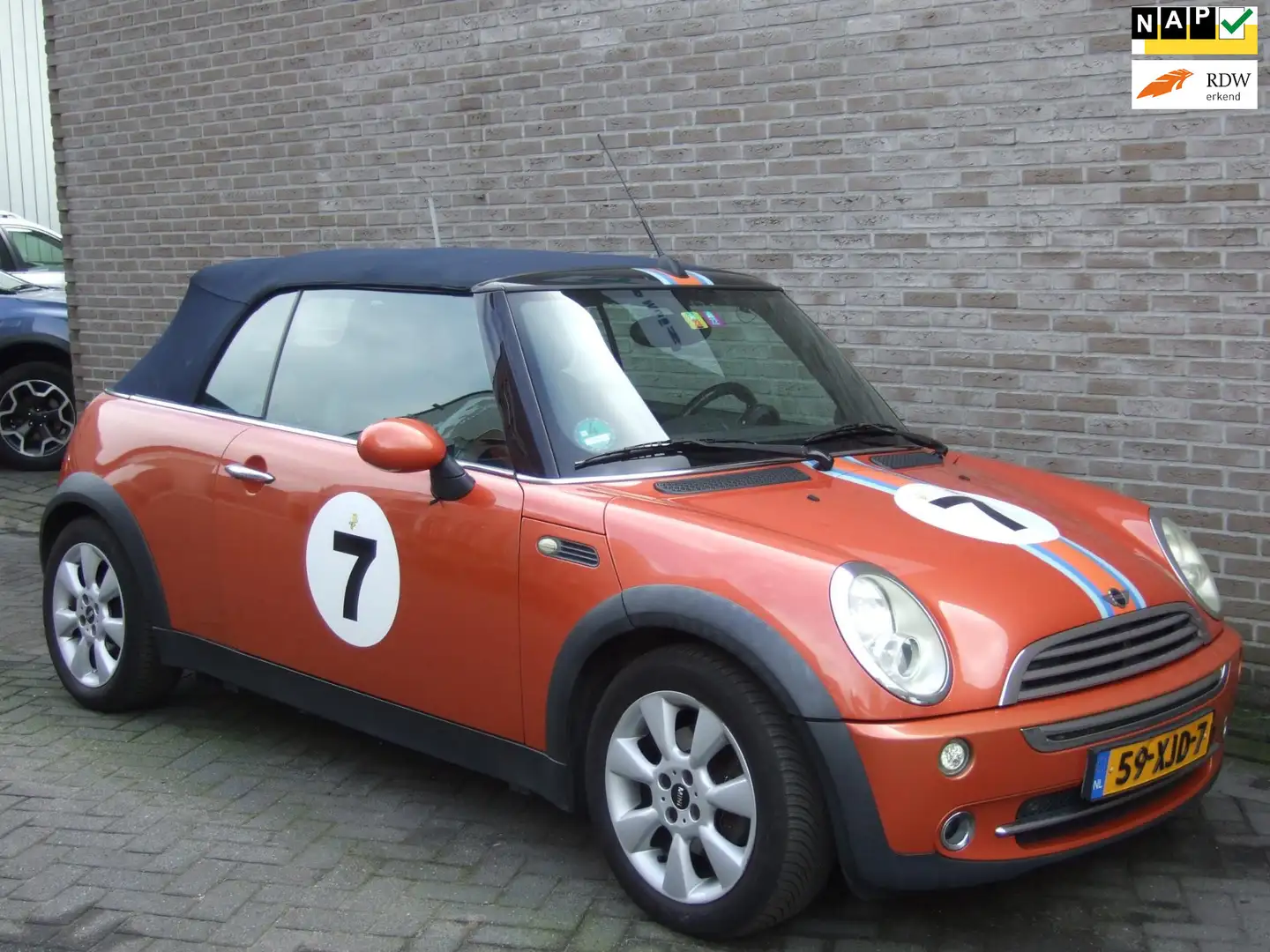 MINI Cooper Cabrio Mini 1.6 Chili - Stoelverwarming - Orange - 1