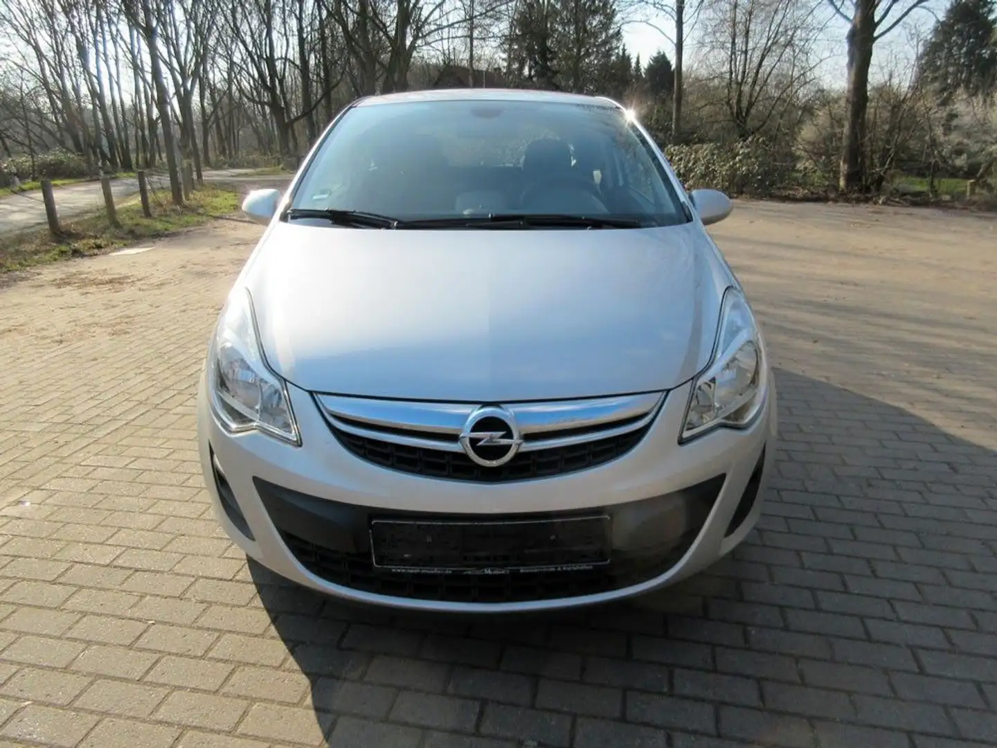 Opel Corsa D Active AC 2.Hand! TÜV=11/24 VB Plateado - 2
