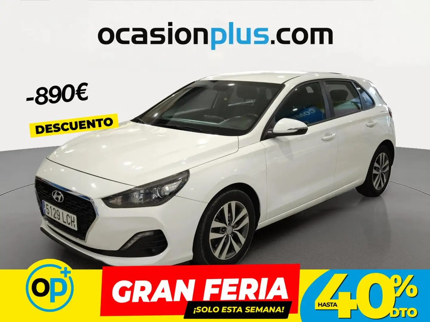 Hyundai i30 1.0 TGDI Klass 120 Blanco - 1