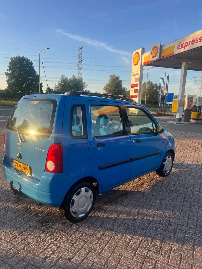 Opel Agila 1.2-16V Njoy Blauw - 2