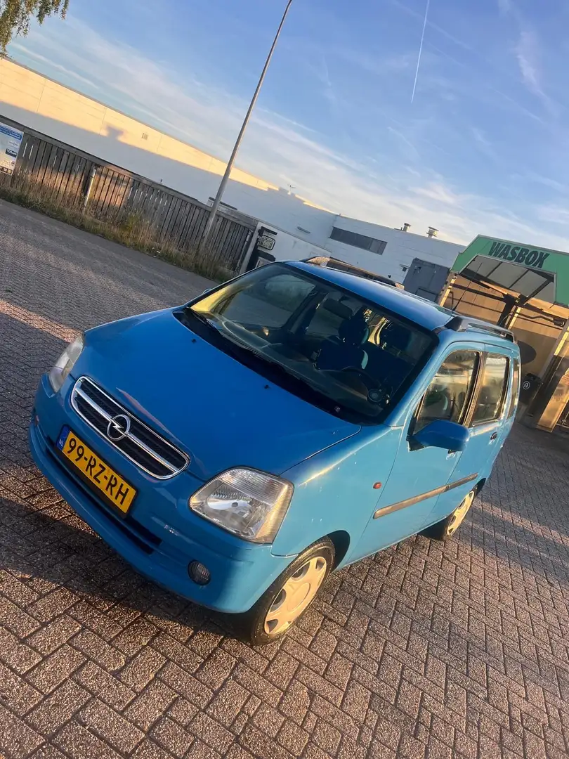 Opel Agila 1.2-16V Njoy Blauw - 1
