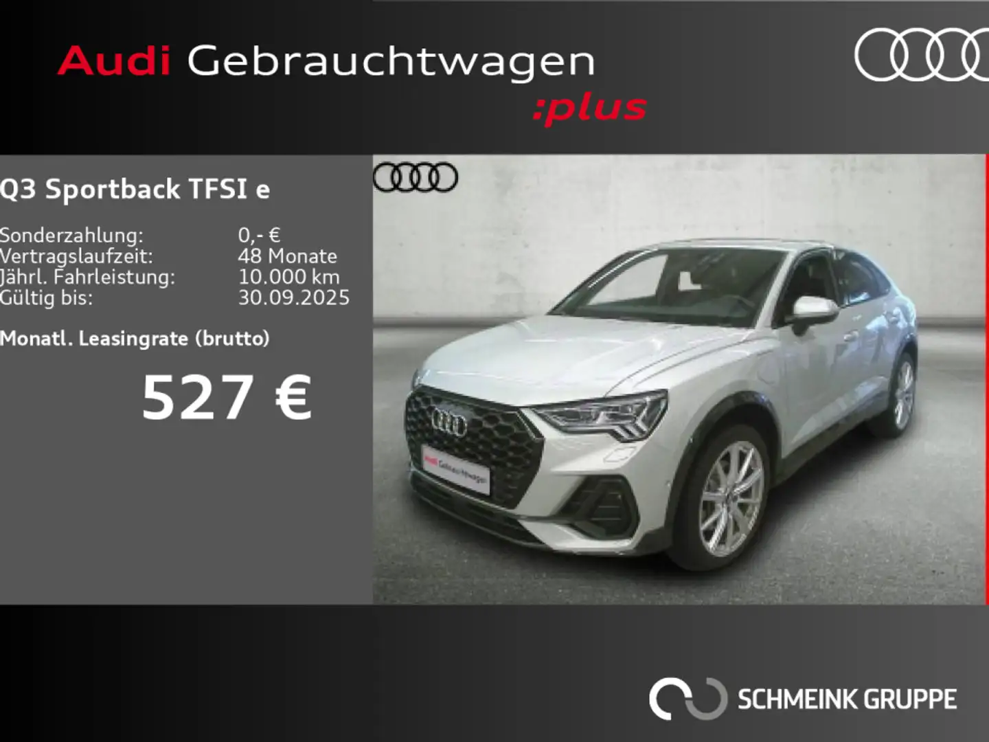 Audi Q3 45 e S tronic Matrix 360°ACC Argent - 1