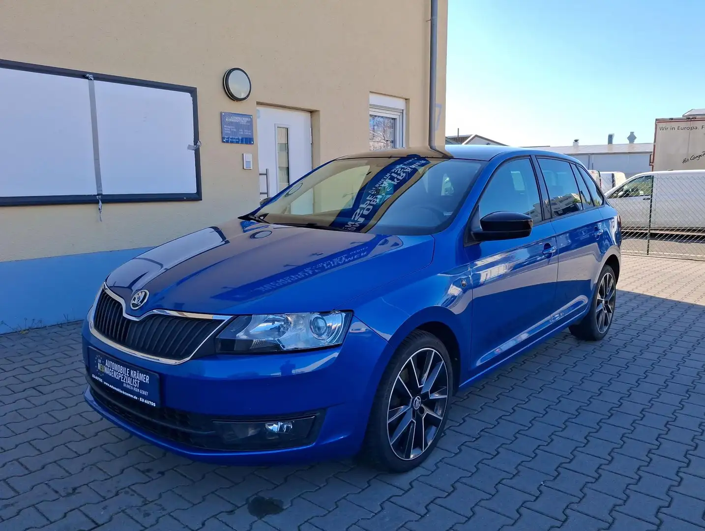 Skoda Rapid/Spaceback Style Panorama SHZ Tempomat 8-fach 1.2 TSI 77 k... Niebieski - 1