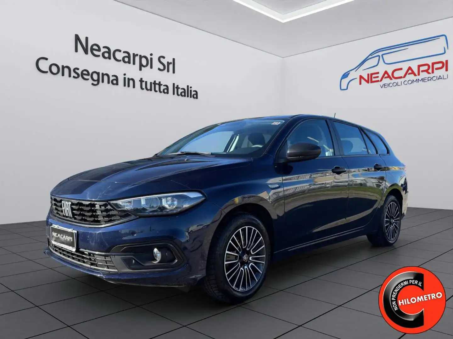 Fiat Tipo 1.3 MJT 95 S.W-SENSORI-CRUISE-NAVI-CERCHI IN LEGA- Blau - 1
