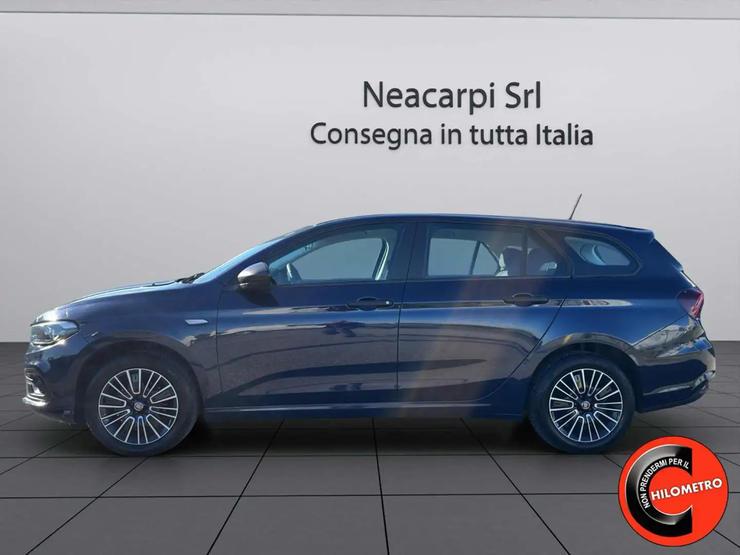 Fiat Tipo 1.3 MJT 95 S.W-SENSORI-CRUISE-NAVI-CERCHI IN LEGA- Blau - 2