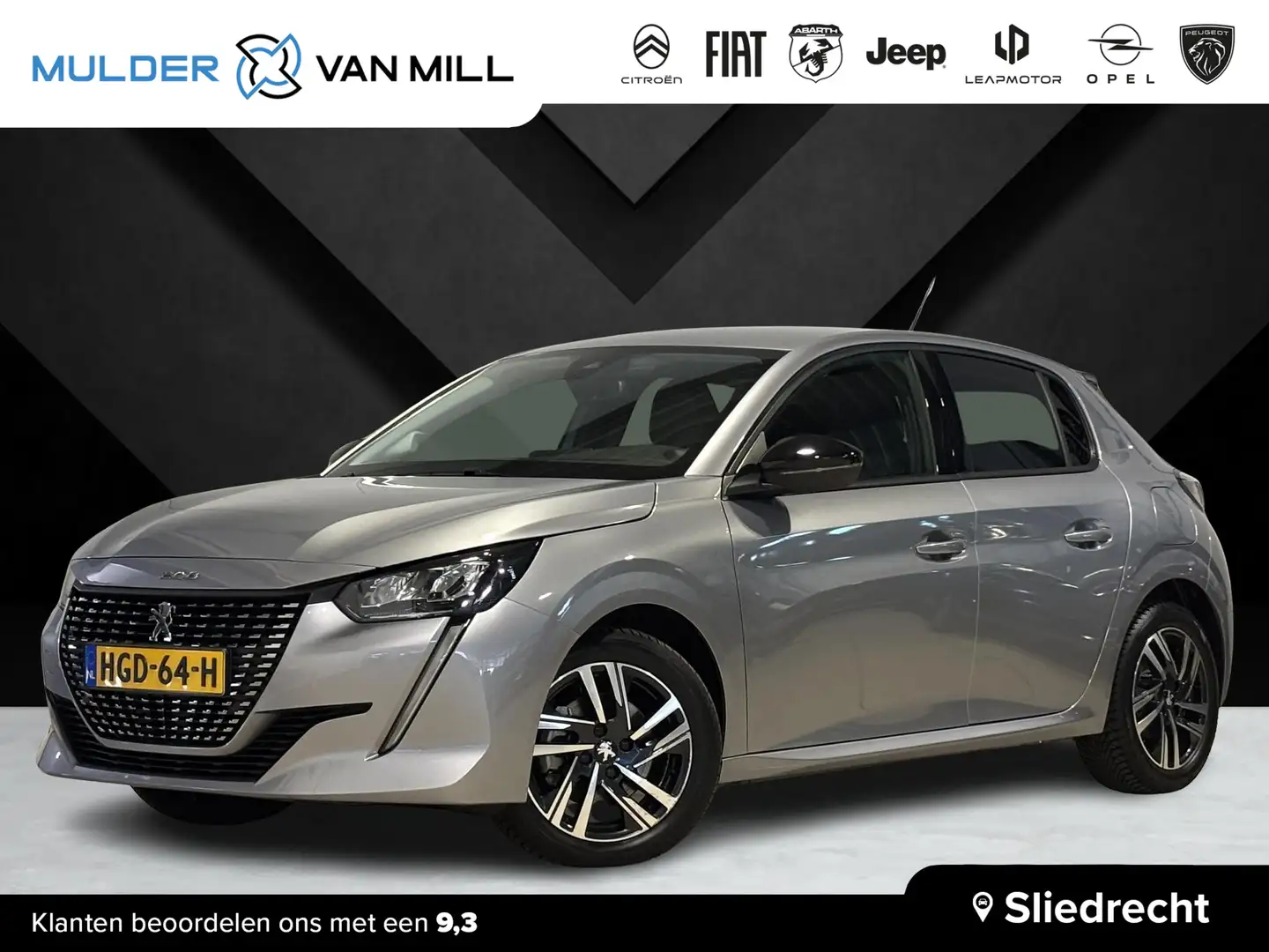 Peugeot 208 Allure Pack 1.2 Turbo 100pk | 3D I-COCKPIT | NAVI Grigio - 1