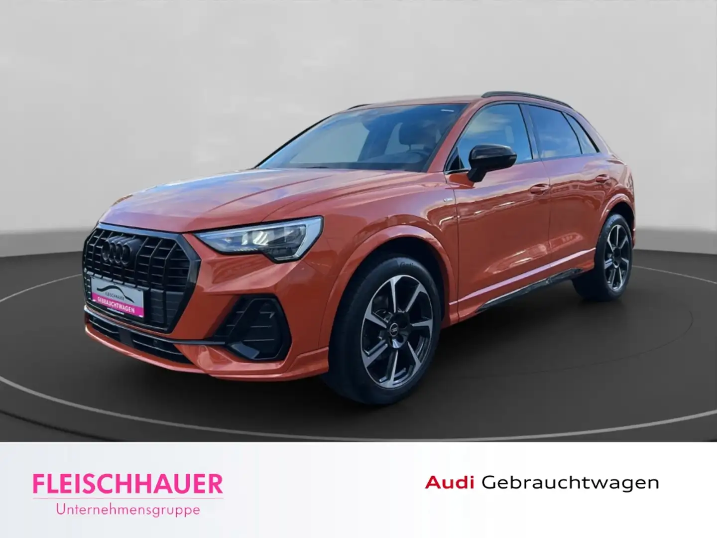 Audi Q3 2.0 35 S line TDI DSG+LED+SHZ+NAVI+DAB+AHK Orange - 1