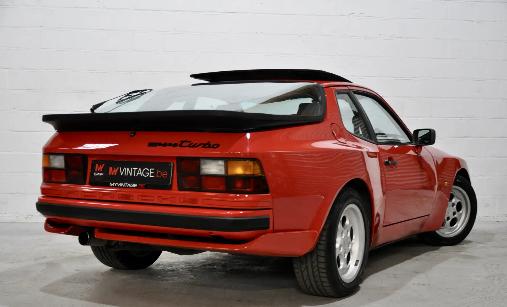 Porsche 944 Turbo 226cv Toit Sunroof ** TARGA ** Rouge - 2