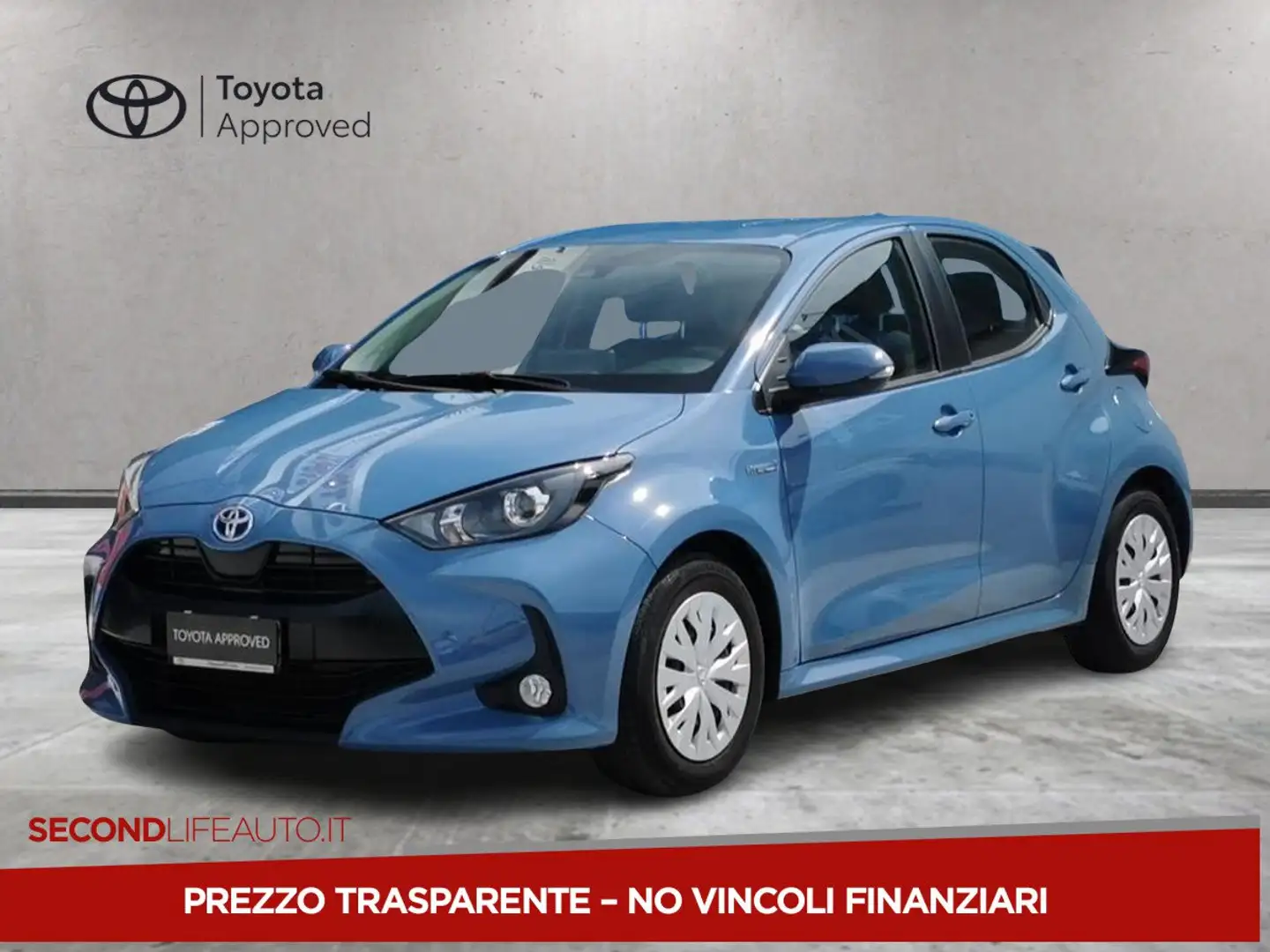 Toyota Yaris 1.5h Active Blu/Azzurro - 1