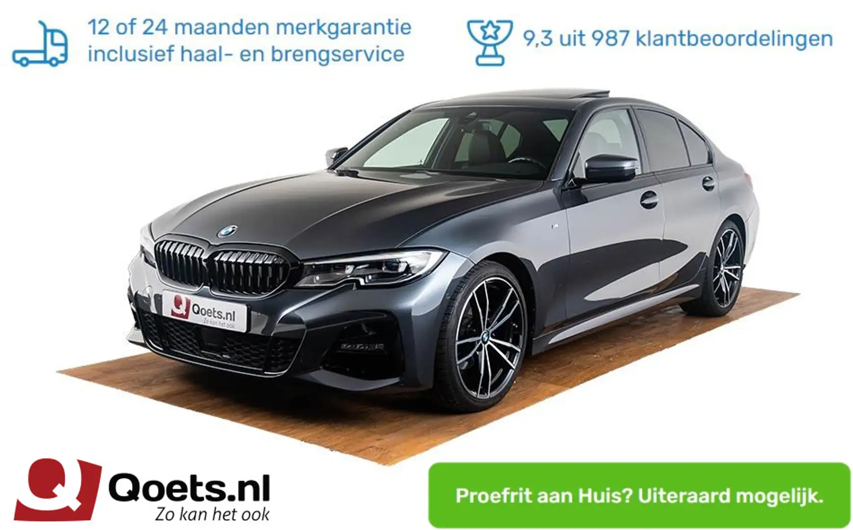 BMW 320 3-serie 320i High Executive M Sportpakket - Schuif Grijs - 1