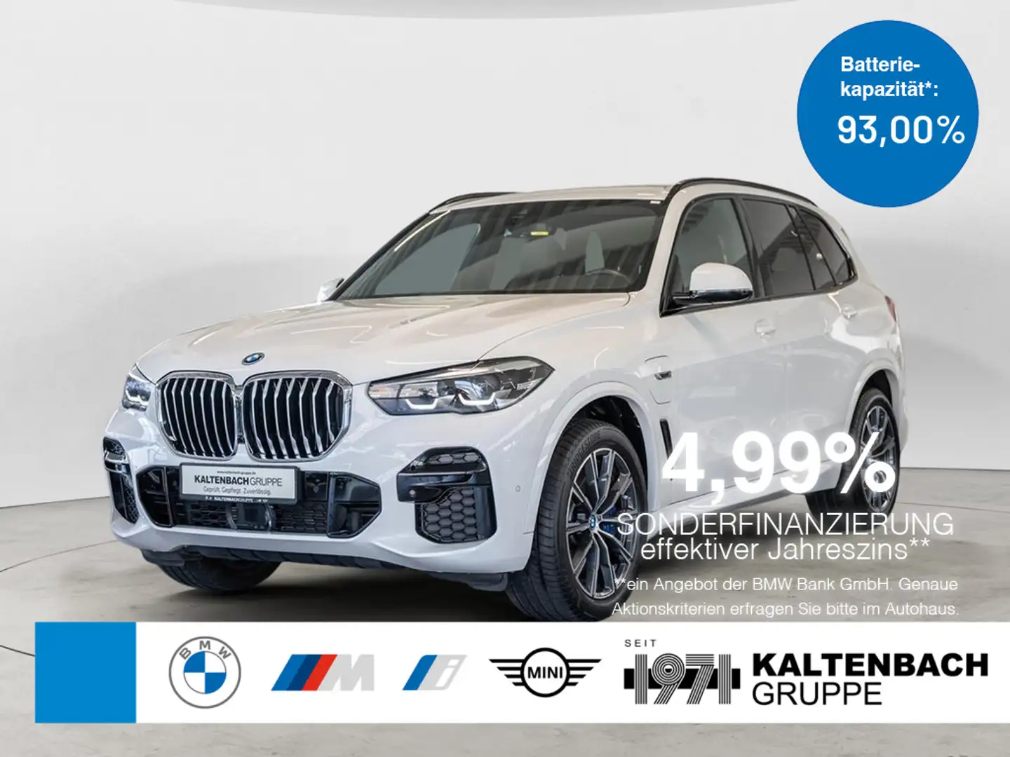 BMW X5 xDrive 45e M-Sportpaket AHK HUD LED W-LAN Weiß - 1