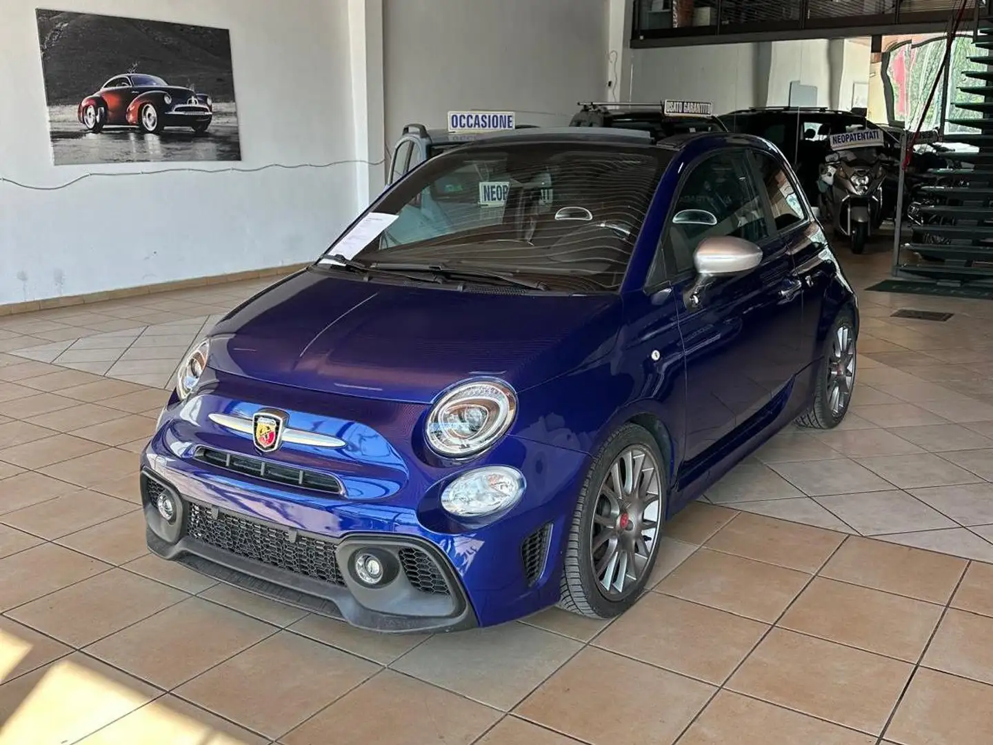 Abarth 595C 595C 1.4 t-jet Turismo 165cv Azul - 2