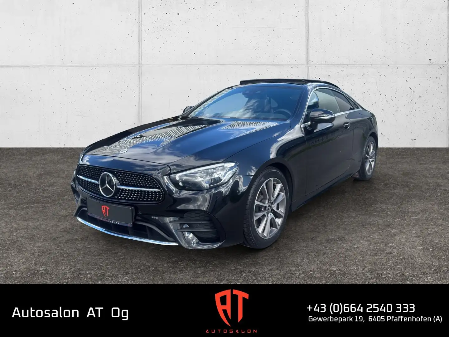 Mercedes-Benz E 220 220 d AMG-Line Noir - 1