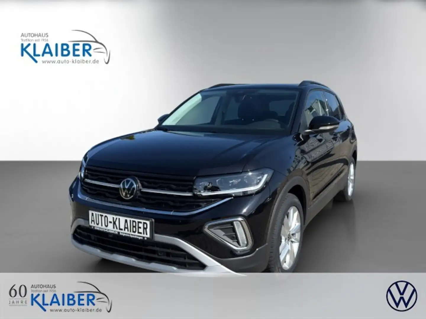 Volkswagen T-Cross Advanced 1.0 l TSI DSG LED+AHK+ACC+KAMER Klima Schwarz - 1