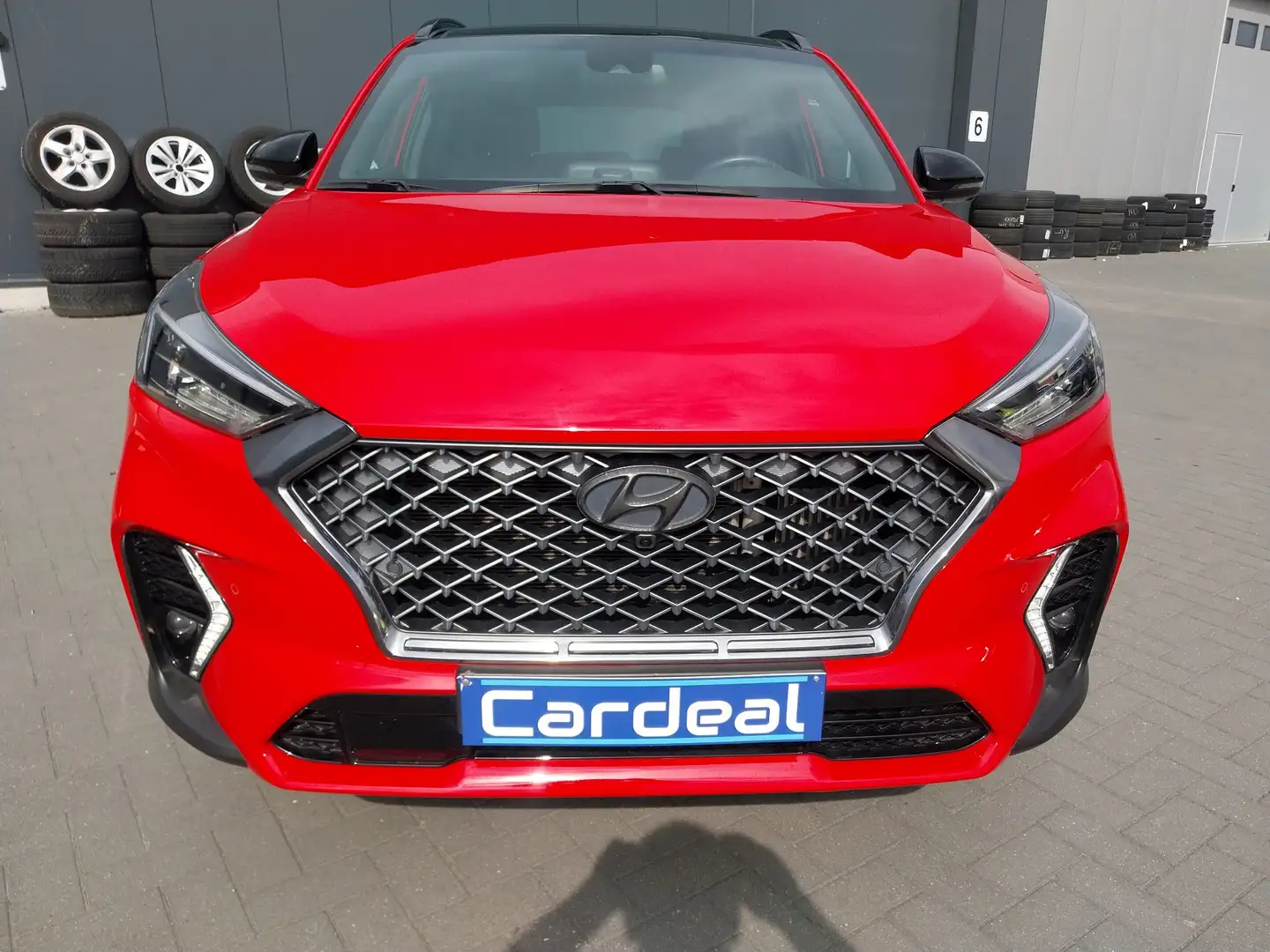 Hyundai TUCSON 1.6 CRDi Shine N-Line DCT/TOIT.OUVRANT/CARPLAY/ Rouge - 2