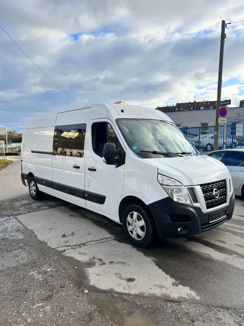 Nissan NV400 Kastenwagen L2H2 3,5t DoKa 7 sitzer Weiß - 2