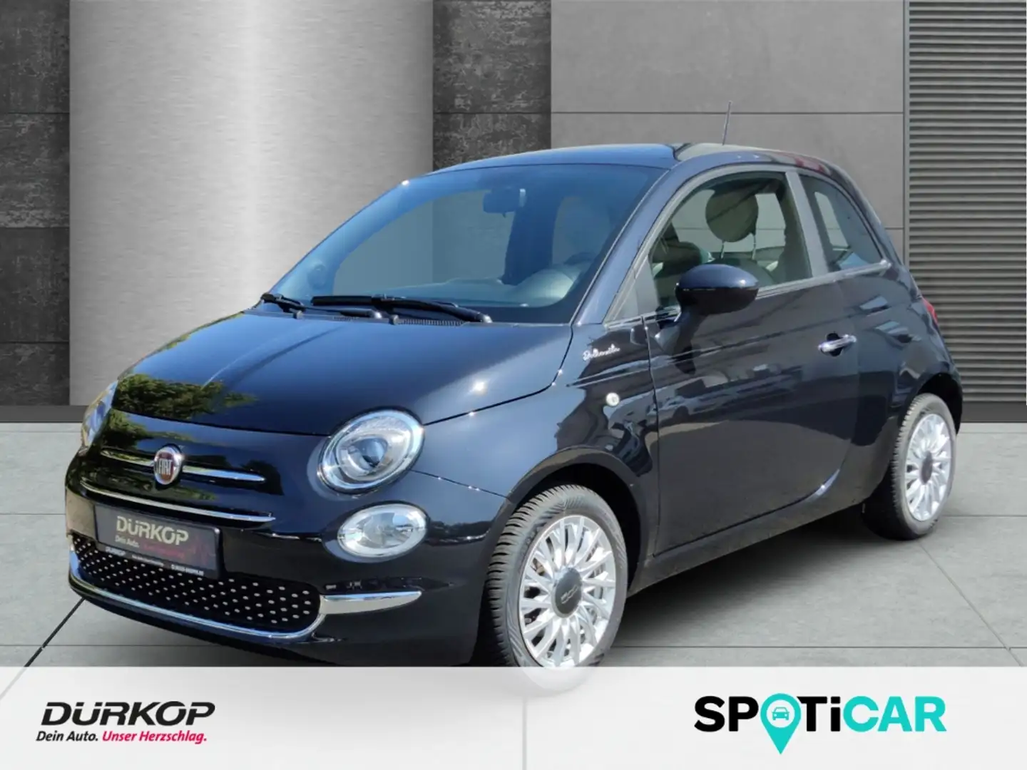 Fiat 500 1.0 Mild Hybrid DolceVita  Einparkhilfe Negro - 1