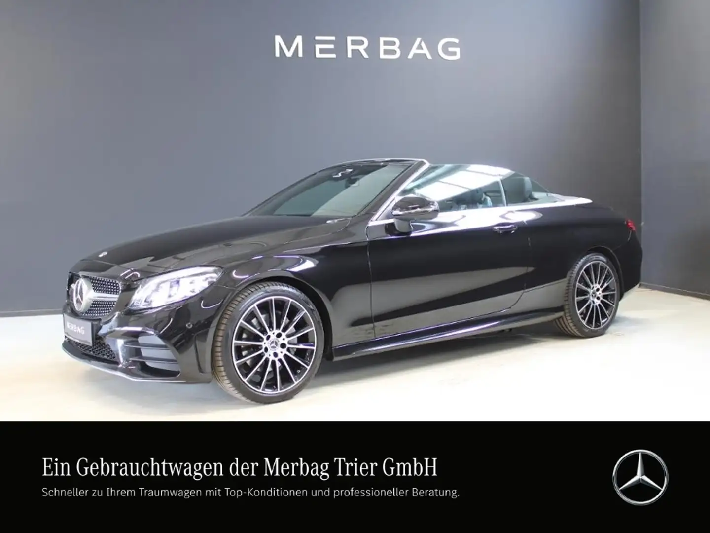 Mercedes-Benz C 220 d 4M Ca *AMG Comand AHK Beam Distro Airsca Zwart - 1