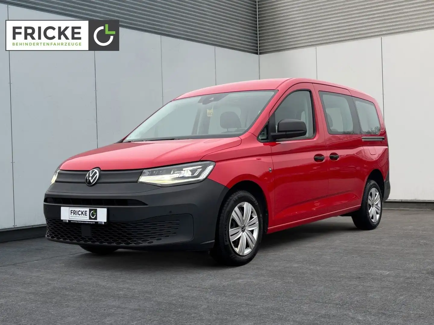 Volkswagen Caddy 2,0 TDI DSG Maxi *ROLLSTUHLRAMPE*1.HAND* Rot - 1
