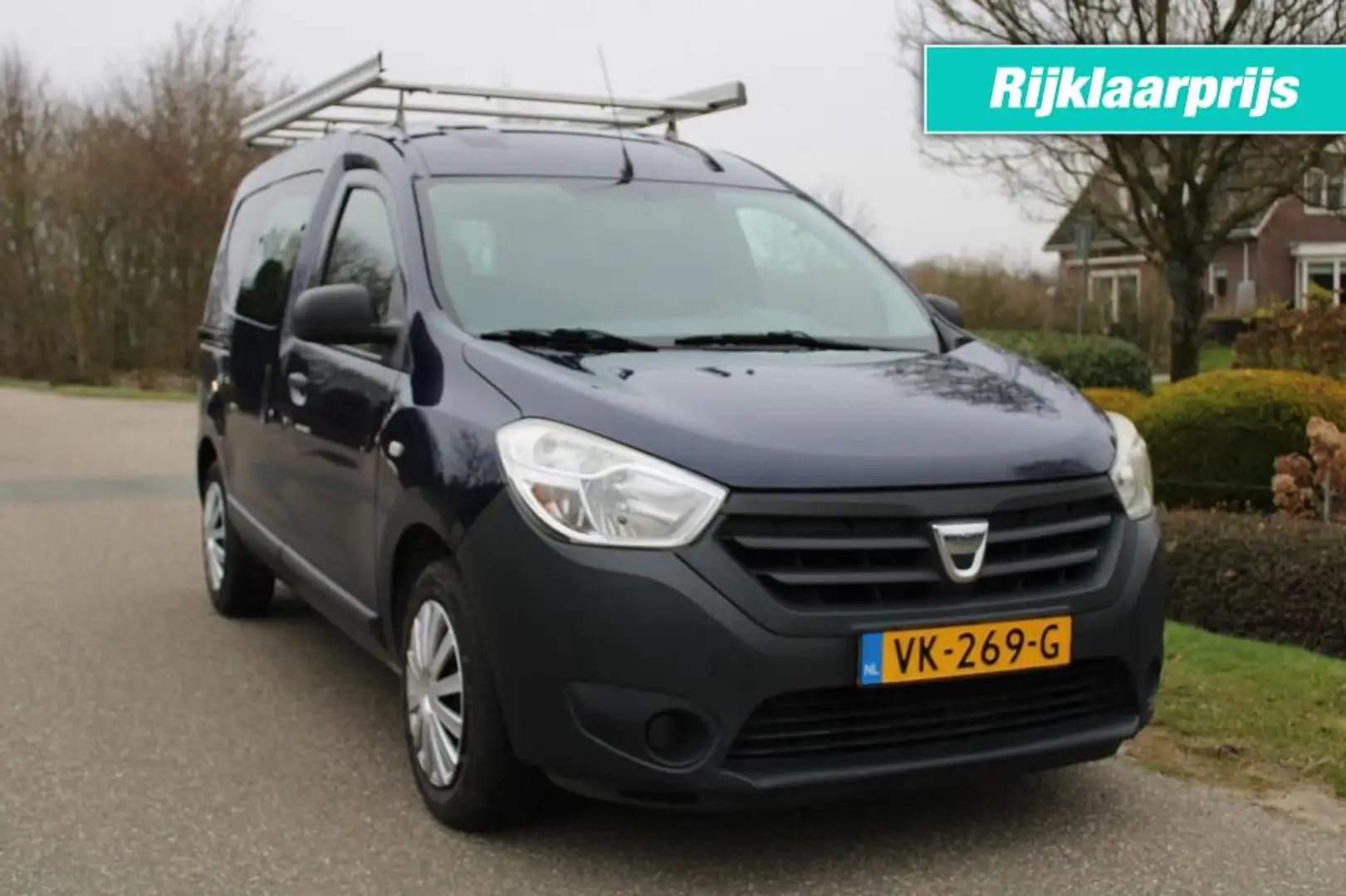 Dacia Dokker 1.5 DCI 75pk Ambiance airco/trekhaak/imperiaal/DAB Blauw - 1