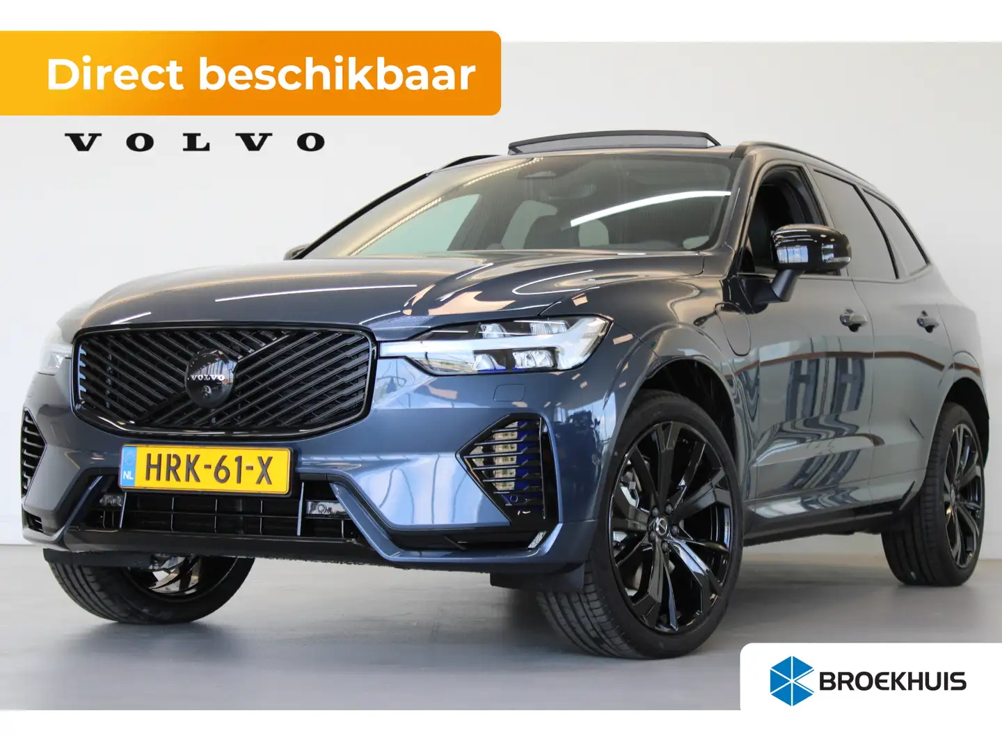 Volvo XC60 T6 350PK Ultra Black Edition | Full Option | B&W A Blauw - 1