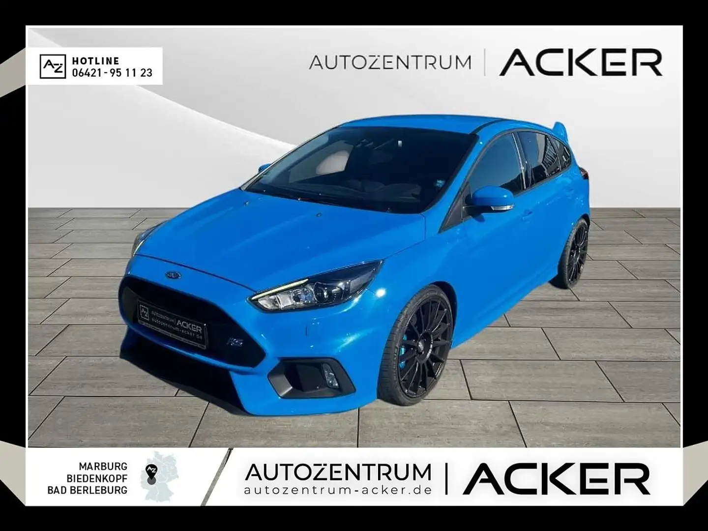 Ford Focus RS 2.3 EcoBoost Navi/Recaro/RFK Bleu - 1