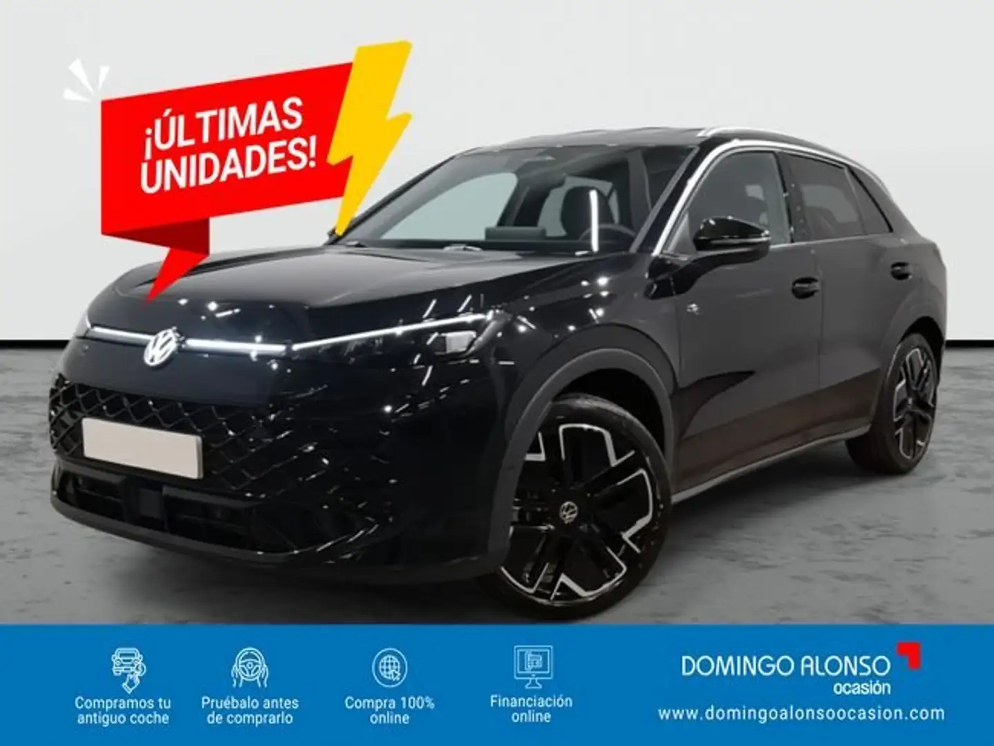 Volkswagen T-Roc R-Line 150 CV mHEV DSG7 Negro - 1