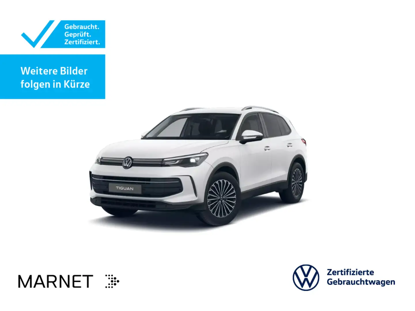 Volkswagen Tiguan 2.0 TDI Life*NAVI*AHK*KAMERA+ASG* Weiß - 1