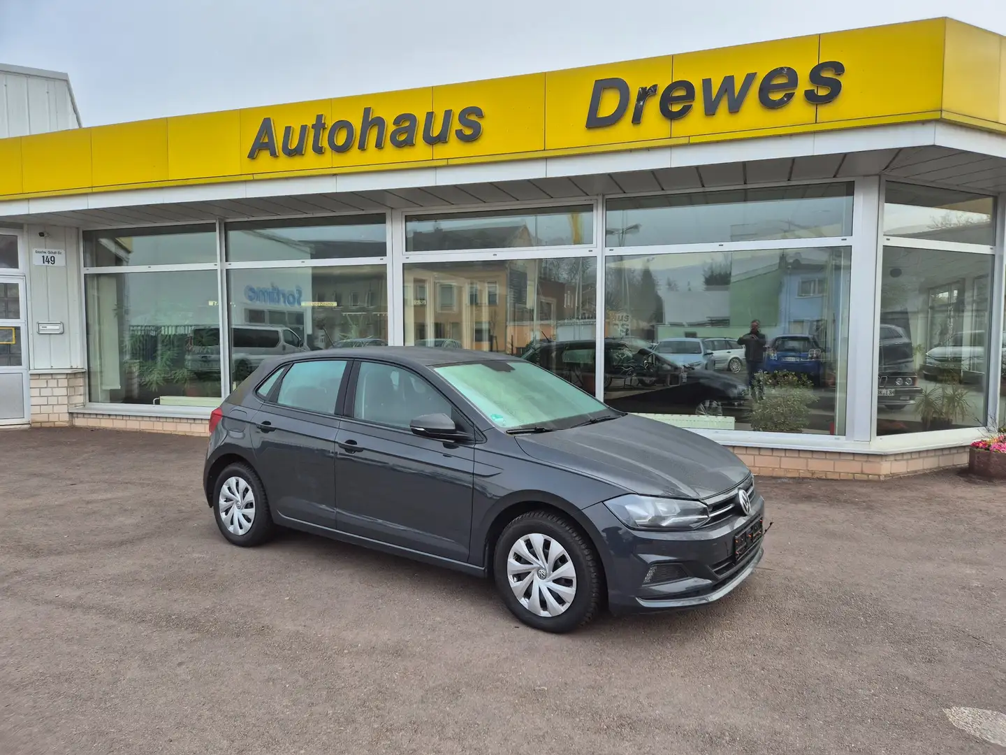 Volkswagen Polo Comfortline TGI Gris - 1
