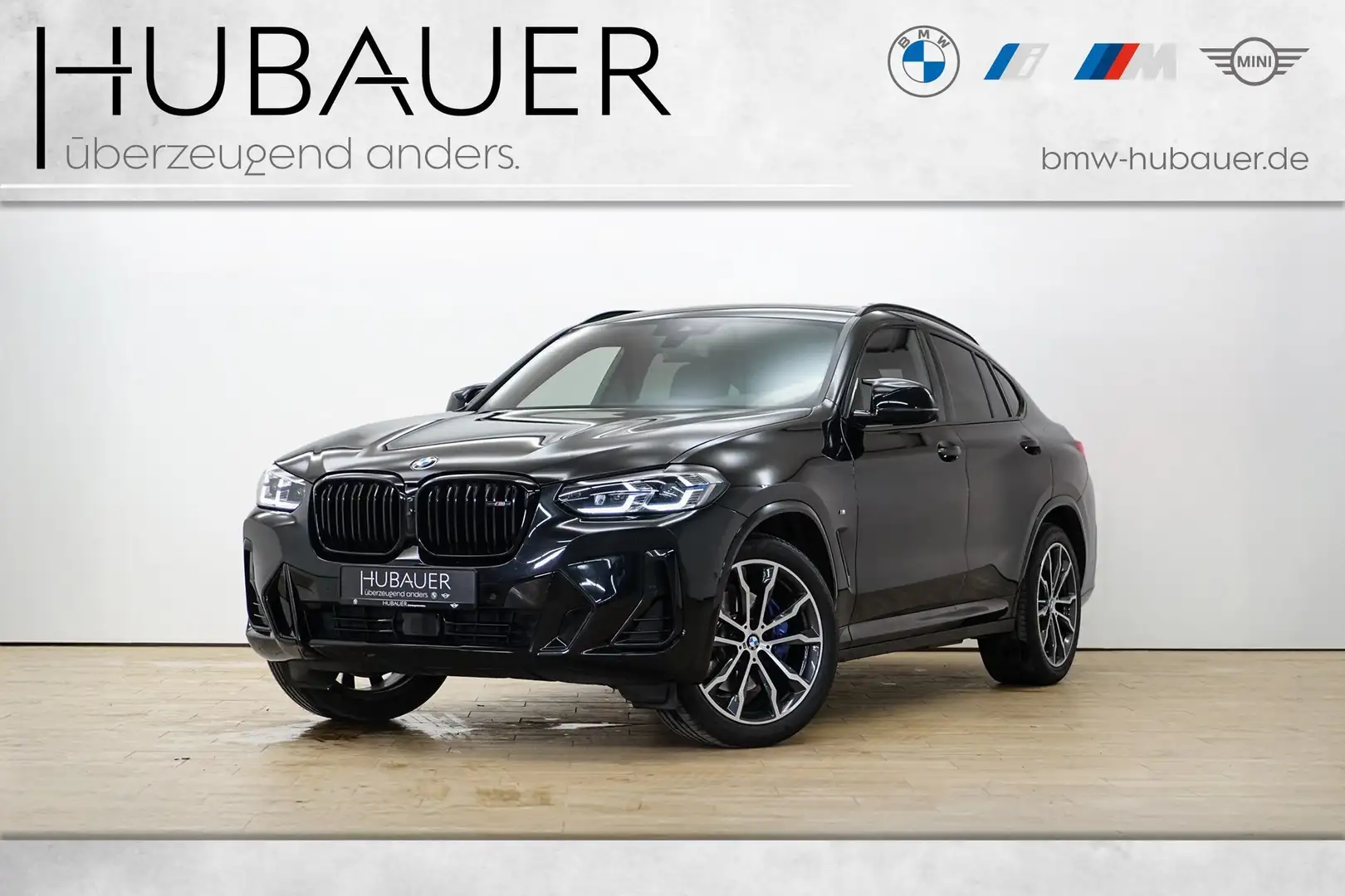 BMW X4 M 40d [LC Prof., ACC, HK Sound, Standhz., AHK] Negro - 1