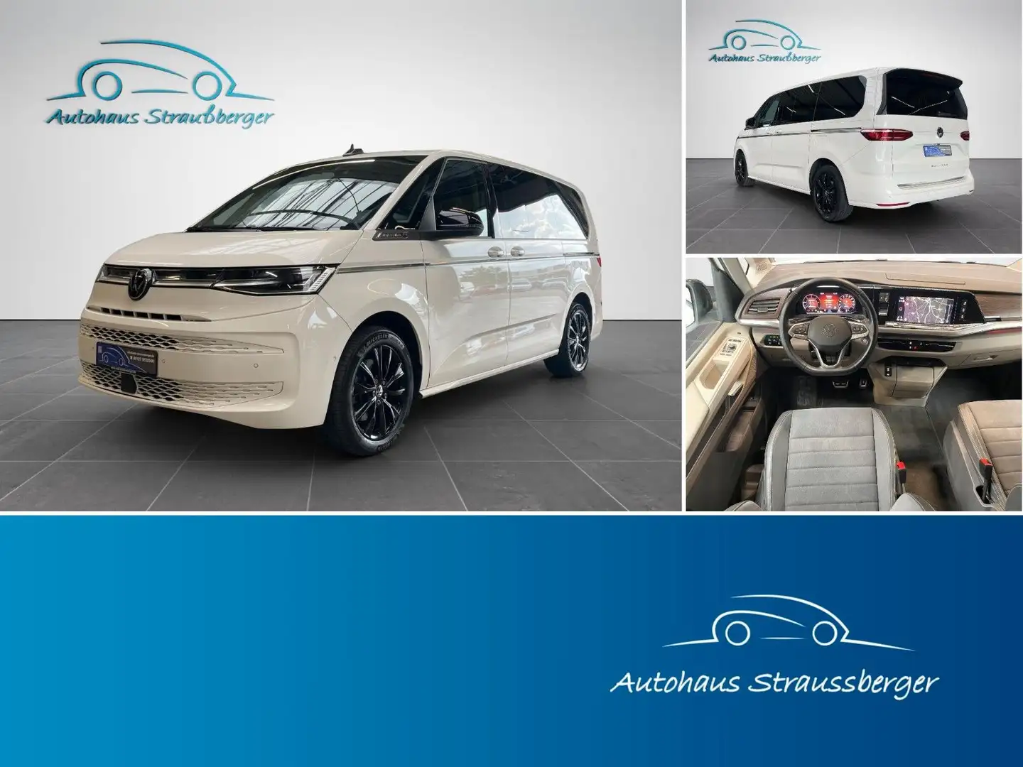 Volkswagen T7 Multivan Style lang IQL ACC SHZ RFK 7S AHK 3Z Weiß - 1