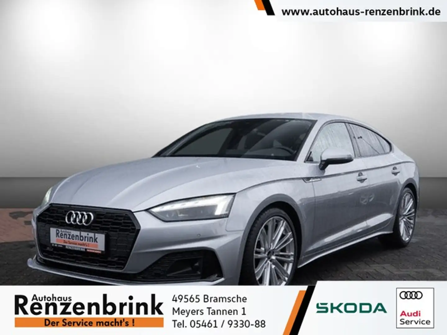 Audi A5 Sportback 40 TDI advanced MATRIX+B&O+RFK+NAVI Silber - 1
