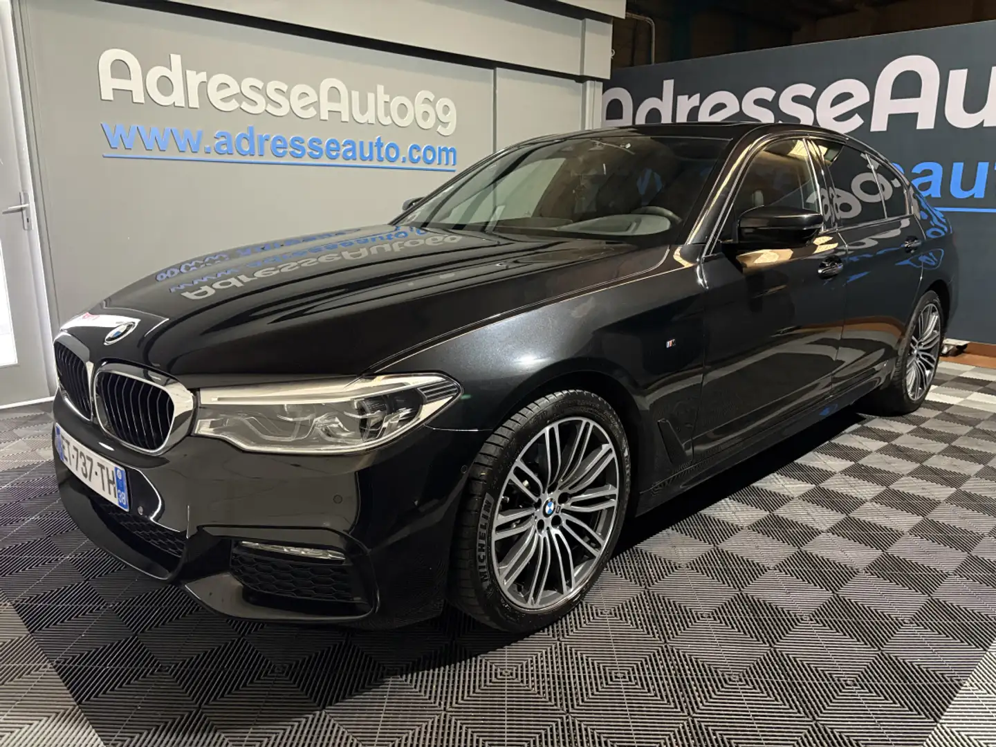BMW 520 520d xDrive 190 ch BVA8 M Sport Noir - 1
