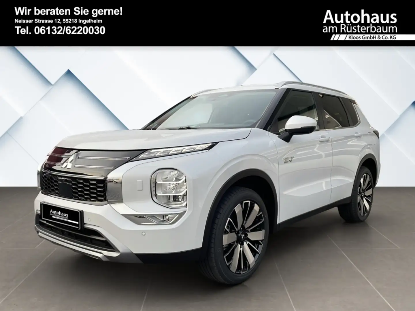 Mitsubishi Outlander PHEV 2.4L Intro Ed. HUD StandHZG Navi Leder Digita Weiß - 2