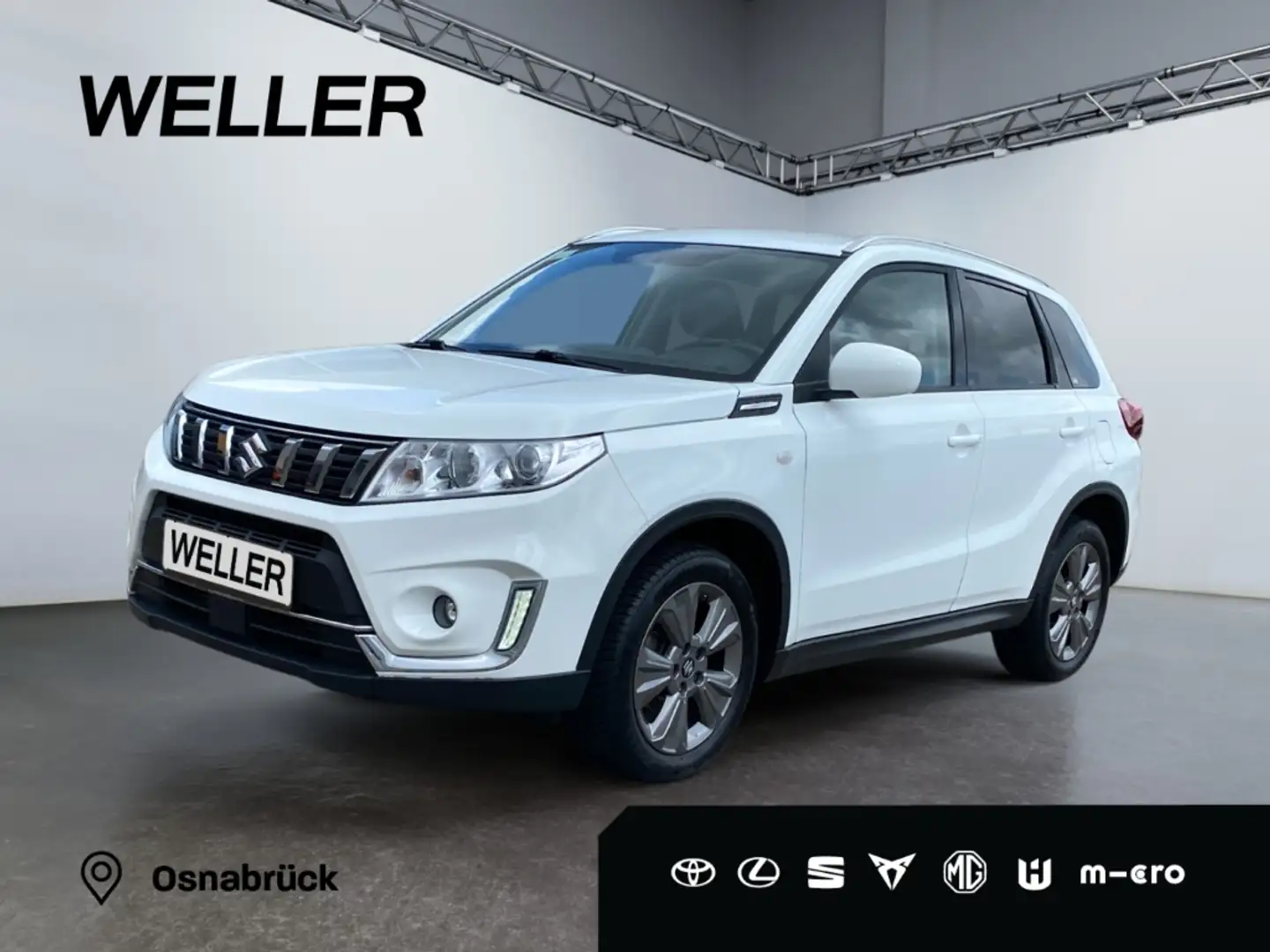 Suzuki Vitara 1.4 Boosterjet S *AHK*LED*ACC*Kamera*SHZ* Weiß - 1