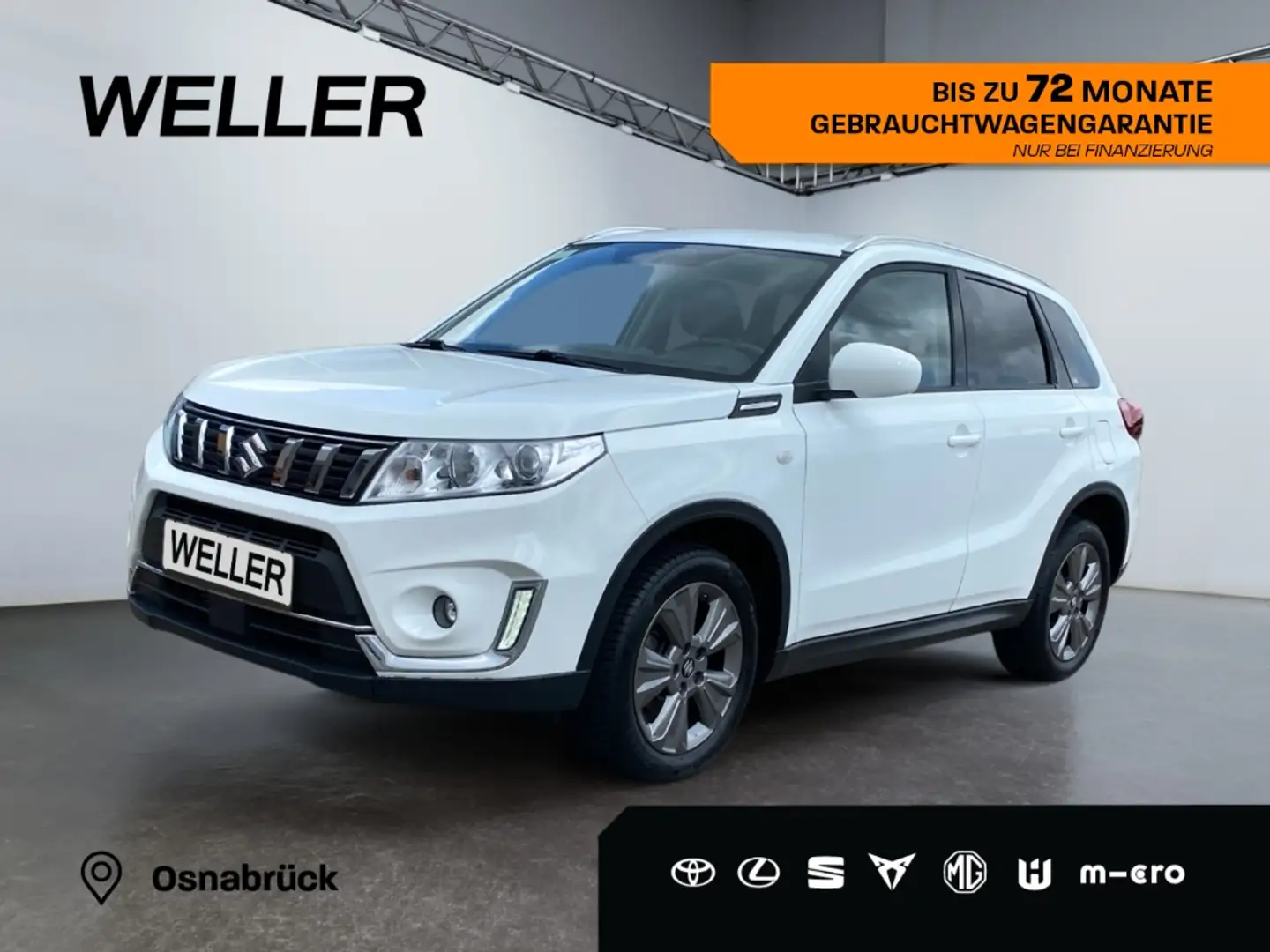 Suzuki Vitara 1.4 Boosterjet S *AHK*LED*ACC*Kamera*SHZ* Blanc - 1