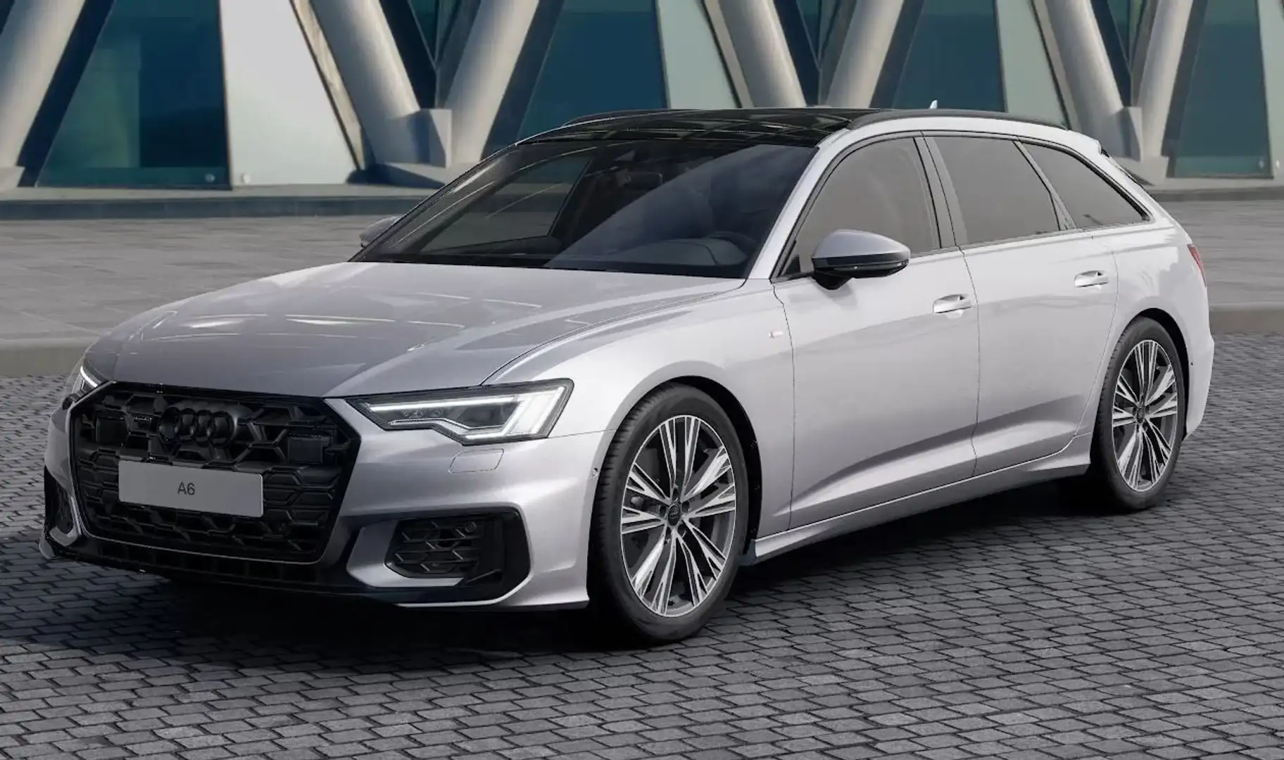 Audi A6 Avant 50TDI qu S LINE BLACK PANO AHK MATRIX Silber - 1