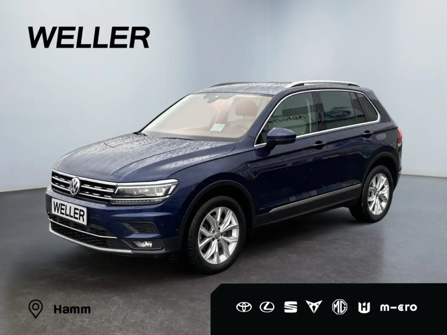 Volkswagen Tiguan 2.0 TDI 4M DSG Highline *AHK*360°*Standhz* Blau - 1