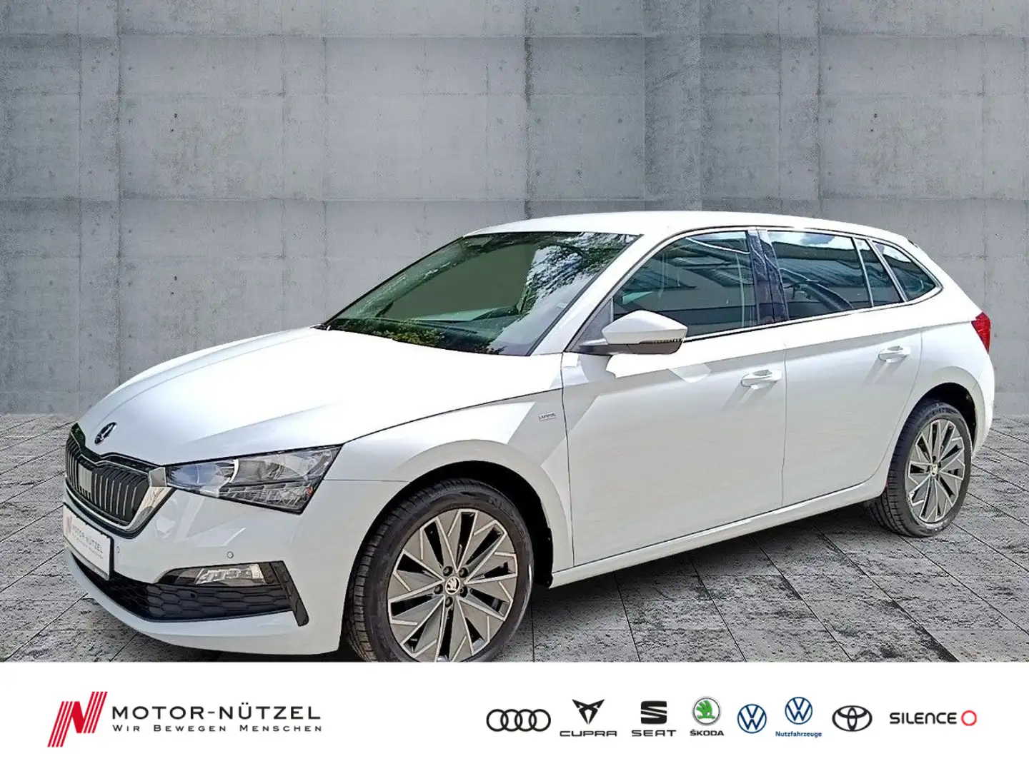 Skoda Scala 1.0 TSI TOUR 5JG+LED+APP+GRA+SHZ+PDC+NSW Weiß - 1